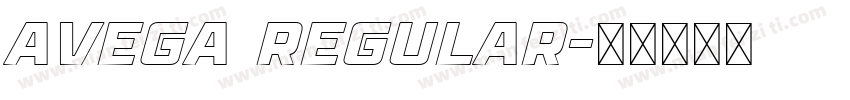 Avega Regular字体转换